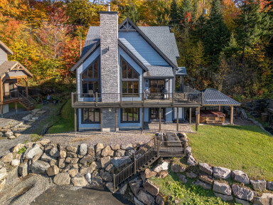 Québec, Chalet, Logement, Décombres, Paysage, Personne, Ardoise
