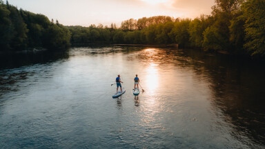 Québec, Bateau, Canoë-Kayak, Personne, Eau, Plein Air, Paysage