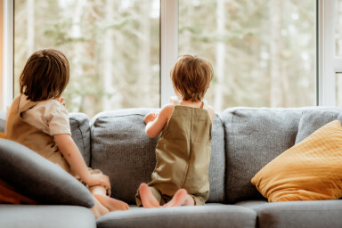 Cottage, People, Person, Couch, Boy, Child, Male