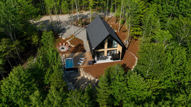 Canada, Bâtiment, Extérieur, Logement, Végétation, Bois, Maison