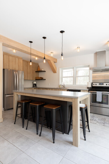 Canada, Intérieur, Design D'intérieur, Cuisine, Îlot De Cuisine, Table À Manger, Sol