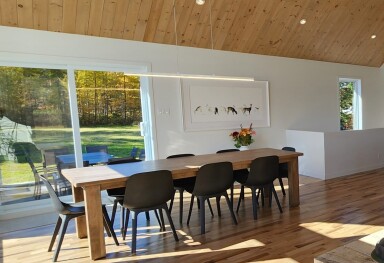 Cottage, Interior Design, Dining Room, Dining Table, Table, Wood, Tabletop
