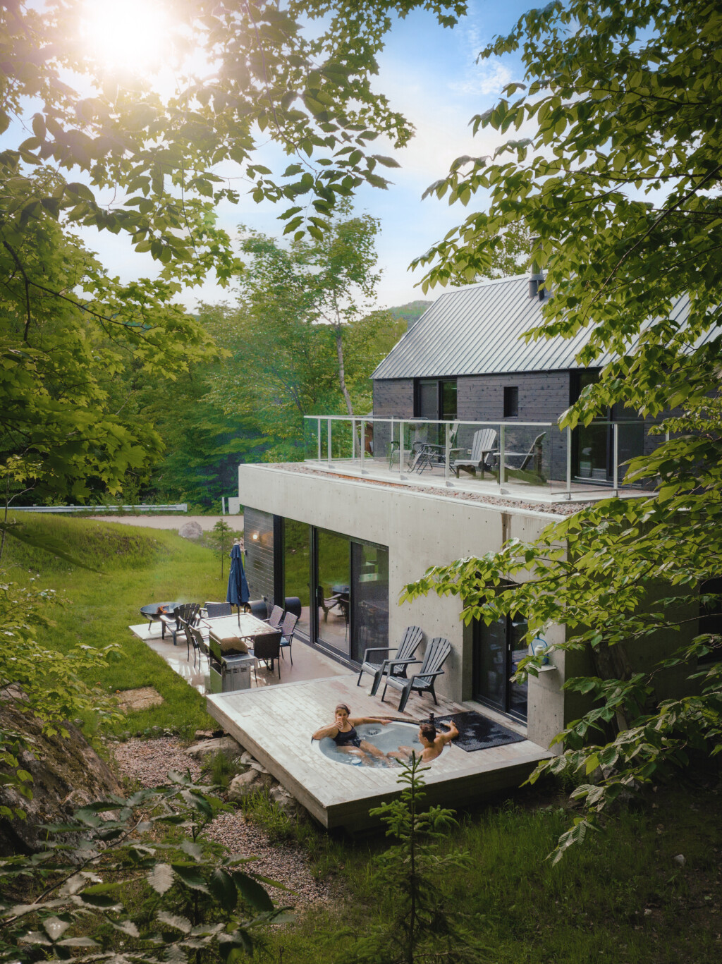 Nature,, Nature, Outdoors, Scenery, Chair, Person, Housing