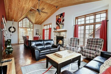 Canada, Home Decor, Interior Design, Furniture, Table, Ceiling Fan, Couch