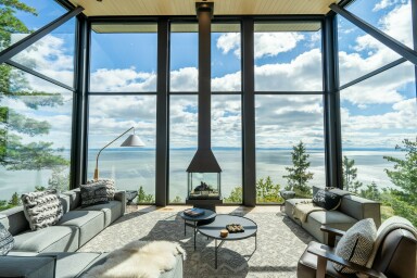 Canada, Scenery, Couch, Furniture, Lamp, Book, Chair