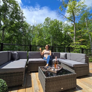 Nature,, Nature, Scenery, Couch, Backyard, Coffee Table, Table