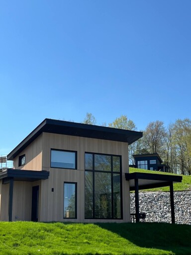 Québec, Design D'intérieur, Extérieur, Abri, Logement, Herbe, Maison