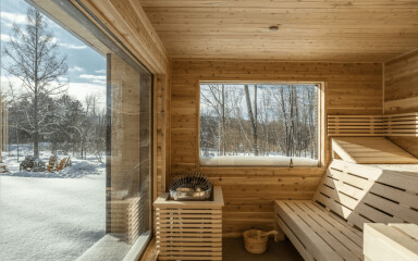Chalet, Intérieur, Design D'intérieur, Architecture, Bâtiment, Sauna, Banc