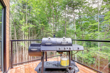 Québec, Terrasse, Logement, Véranda, Paysage, Barbecue, Bois