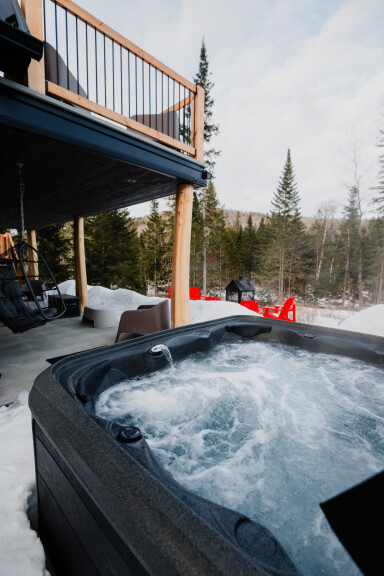 Chalet, Bain À Remous, Baignoire
