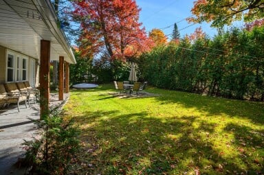 Québec, Shelter, Backyard, Grass, Neighborhood, Tree, Chair