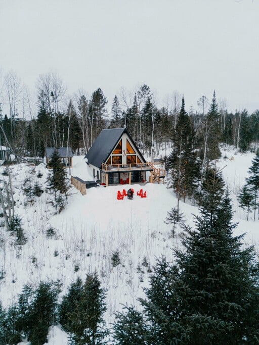 Nature,, Building, Housing, House, Cabin, Cabin In The Woods, Tree