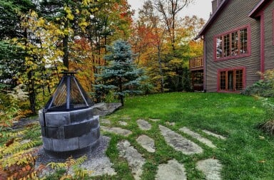 Québec, Tree, Grass, Leaf, Backyard, Shelter, Fir