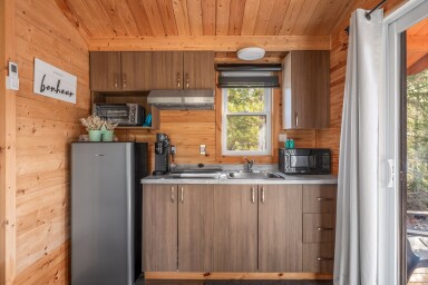 Nature,, Indoors, Interior Design, Wood Panels, Wood, Hardwood, Refrigerator
