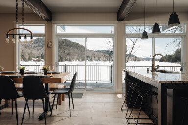Canada, Intérieur, Design D'intérieur, Paysage, Salle À Manger, Table À Manger, Chaise