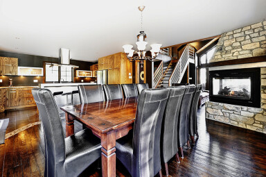 Nature,, Dining Room, Dining Table, Table, Interior Design, Chandelier, Wood