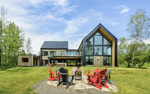 Nature,, Scenery, Grass, Shelter, Cottage, Backyard, Chair