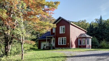 Québec, Bâtiment, Chalet, Maison, Logement, Usine, Extérieur