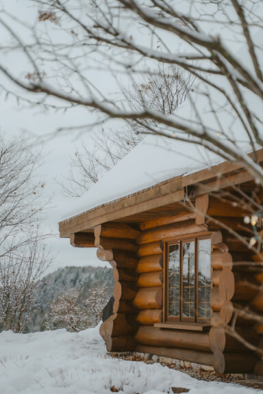 Québec, Architecture, Building, Housing, House, Cabin, Log Cabin