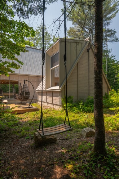 Nature,, Outdoors, Shelter, Grass, Tree, Swing, Housing