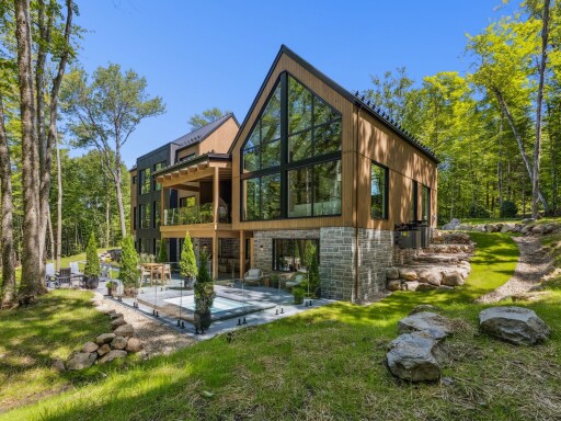 Québec, Chalet, Maison, Logement, Paysage, Chaise, Usine