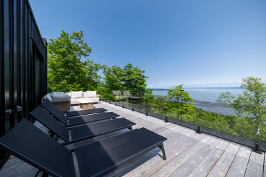 Cottage, Nature, Outdoors, Scenery, Lakefront, Chair, Furniture