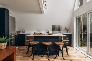 Canada, Indoors, Interior Design, Floor, Bar Stool, Furniture, Kitchen Island