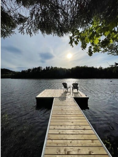 Chalet, Nature, Plein Air, Paysage, Front De Mer, Port, Chaise