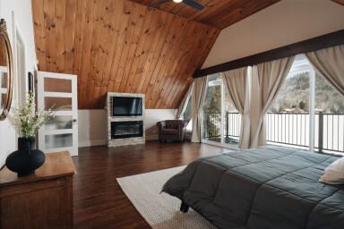 Chalet, Intérieur, Design D'intérieur, Bois Dur, Bois, Bois Teinté, Salon