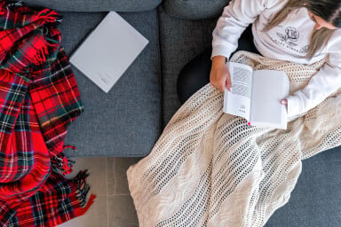 Cottage, Skirt, Adult, Female, Person, Woman, Blanket