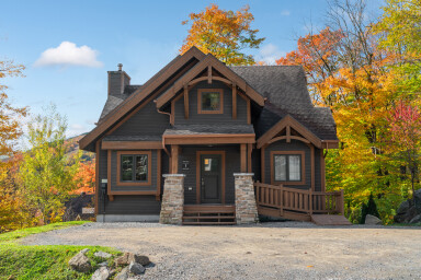 Canada, Bâtiment, Logement, Chalet, Maison, Arbre, Portail