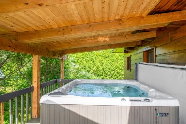 Canada, Intérieur, Design D'intérieur, Baignoire, Bain À Remous, Bois
