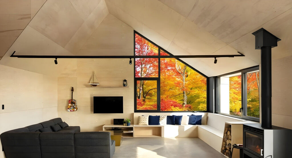 Nature, Intérieur, Design D'intérieur, Salon, Loft, Canapé, Lampe