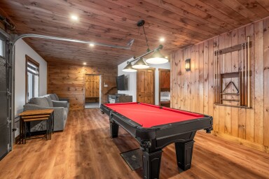 Chalet, Intérieur, Design D'intérieur, Table, Bois, Bureau, Bois Dur