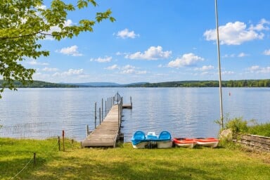 Canada, Nature, Plein Air, Paysage, Front De Mer, Bord De Lac, Bateau