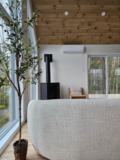 Canada, Indoors, Interior Design, Plant, Wood Panels, Chair, Furniture
