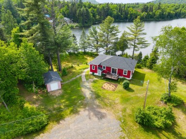 Québec, Nature, Outdoors, Scenery, Building, Lakefront, Aerial View