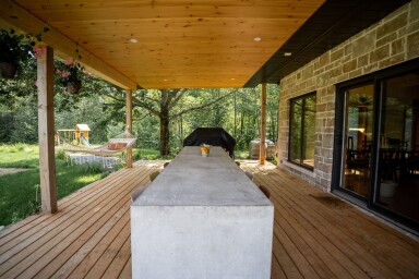 Canada, Porche, Design D'intérieur, Bois, Plancher, Plancher, Contreplaqué