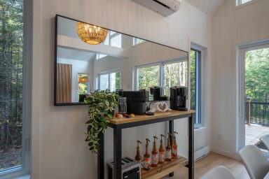 Chalet, Intérieur, Design D'intérieur, Salon, Plante, Fenêtre, Chaise