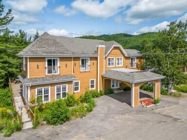 Chalet, Logement, Extérieur, Maison, Chalet, Portique, Vue Aérienne