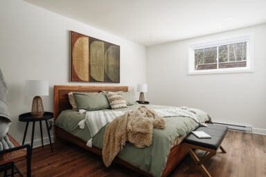 Cottage, Interior Design, Home Decor, Furniture, Cushion, Bedroom, Corner