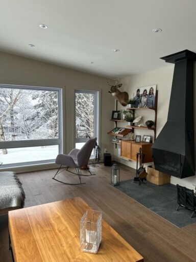 Chalet, Design D'intérieur, Chaise, Bois, Décoration D'intérieur, Peinture, Tapis