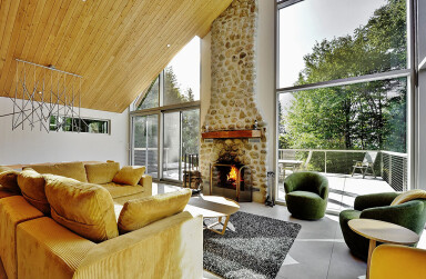 Nature, Design D'intérieur, Cheminée, Décoration D'intérieur, Salon, Table Basse, Canapé