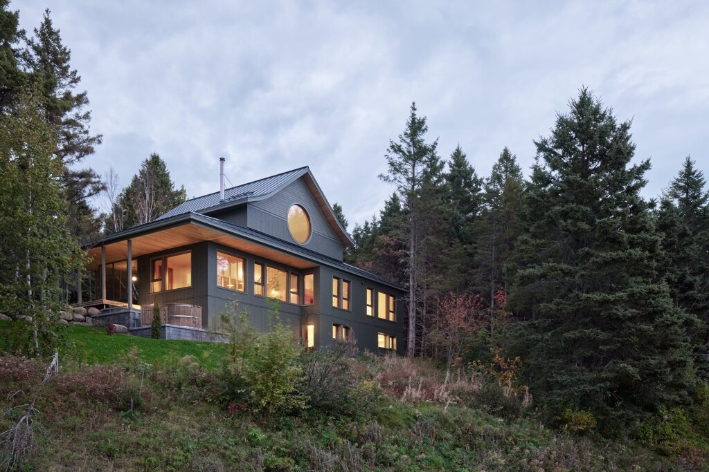 Nature,, Tree, Fir, Scenery, Cottage, Housing, Pine