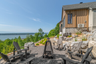Canada, Nature, Plein Air, Paysage, Chaise, Bord De Lac, Abri