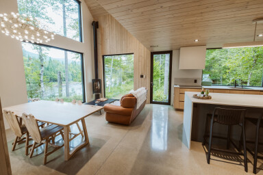 Canada, Design D'intérieur, Plancher, Revêtement De Sol, Salle À Manger, Table, Bois