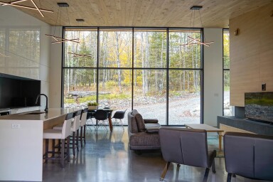 Cottage, Indoors, Interior Design, Chair, Furniture, Plant, Lamp