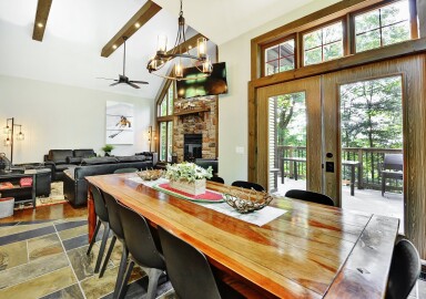 Canada, Table, Porte, Design D'intérieur, Bois, Salle À Manger, Bois Dur