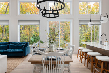 Nature,, Dining Room, Dining Table, Furniture, Table, Window, Interior Design