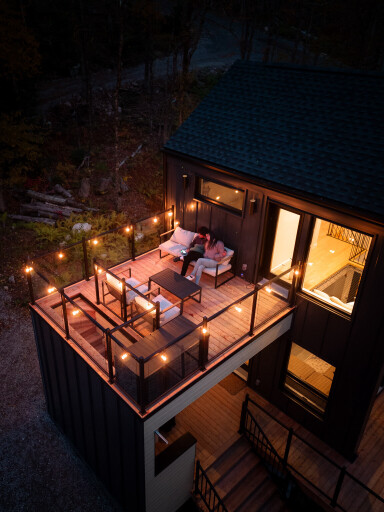 Cottage, House, Housing, Porch, Interior Design, Person, Staircase